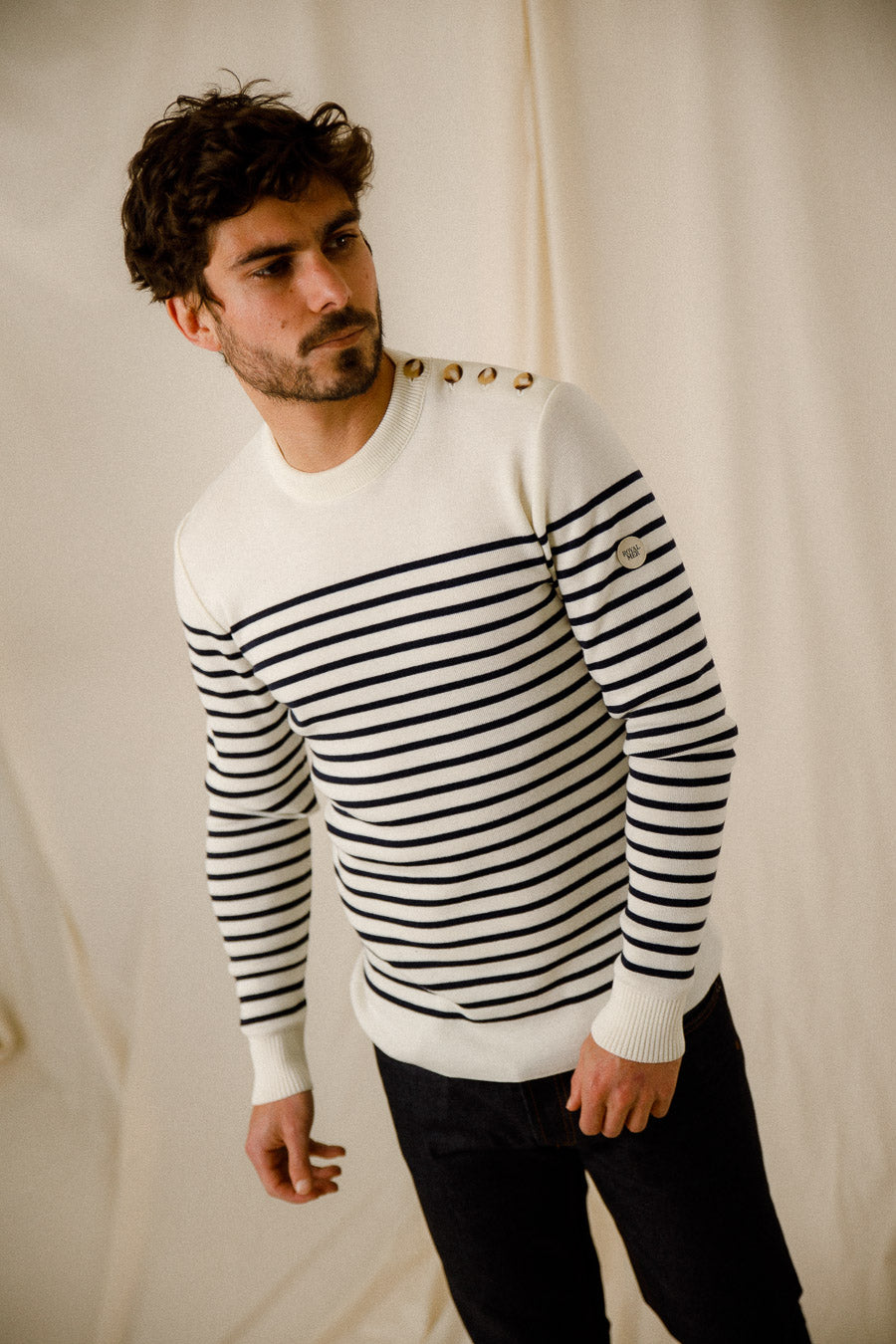 Pull marin rayé Titouan