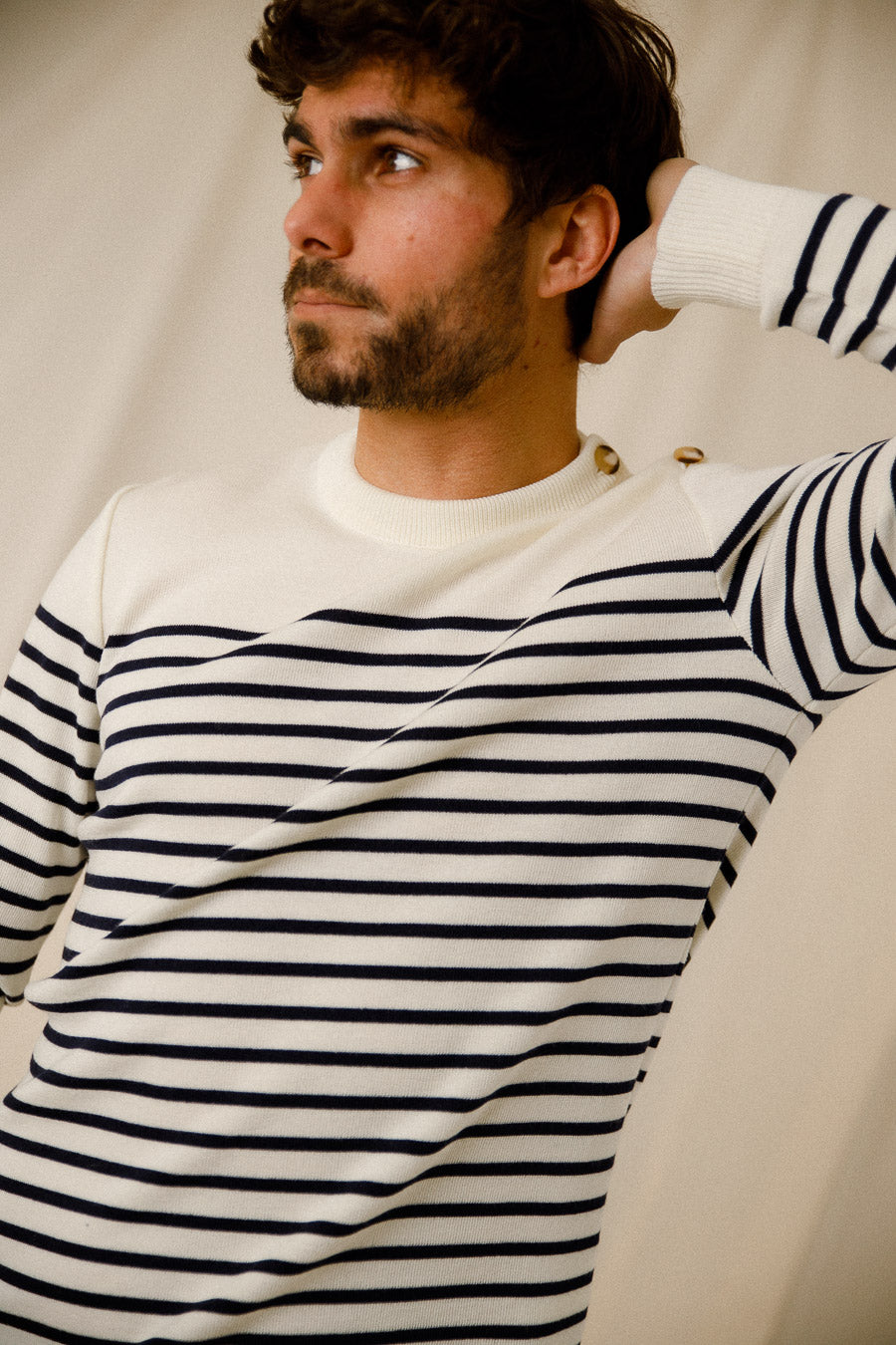 Pull marin rayé Titouan
