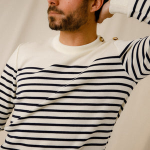 Pull marin rayé Titouan