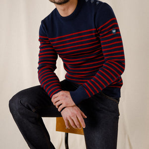 Pull marin rayé Titouan