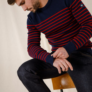 Pull marin rayé Titouan