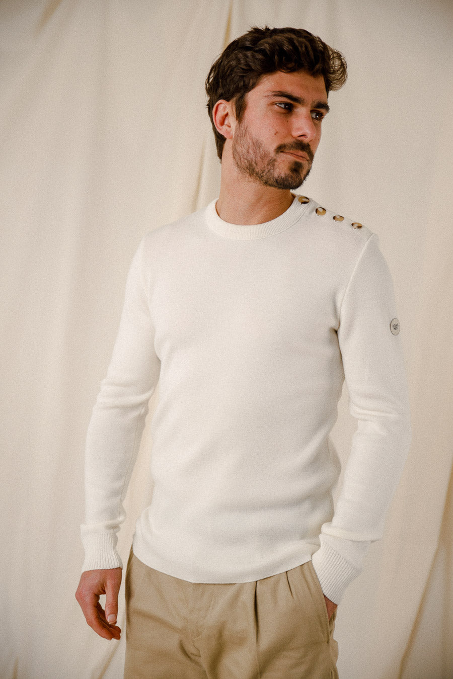 Pull marin uni Titouan