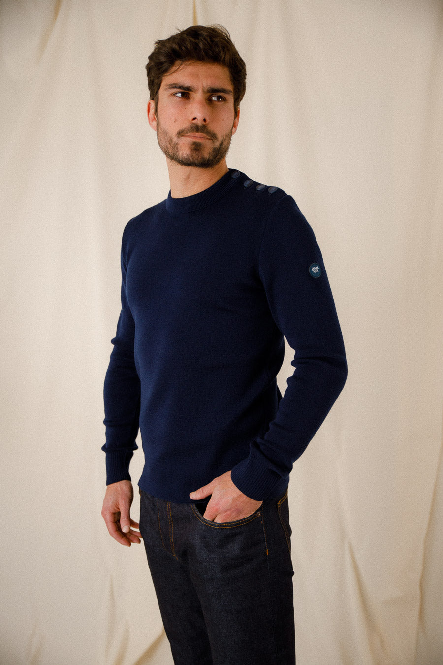 Pull marin uni Titouan