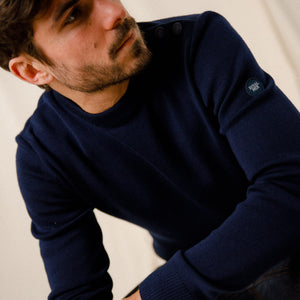 Pull marin uni Titouan