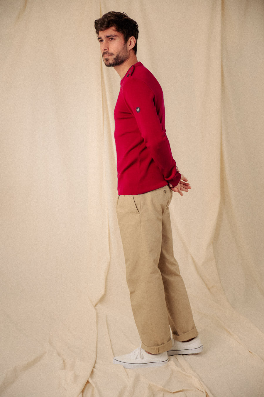 Pull marin uni Titouan