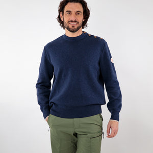 Plain cotton sailor sweater