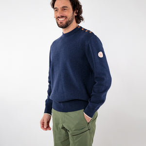 Pull marin uni coton