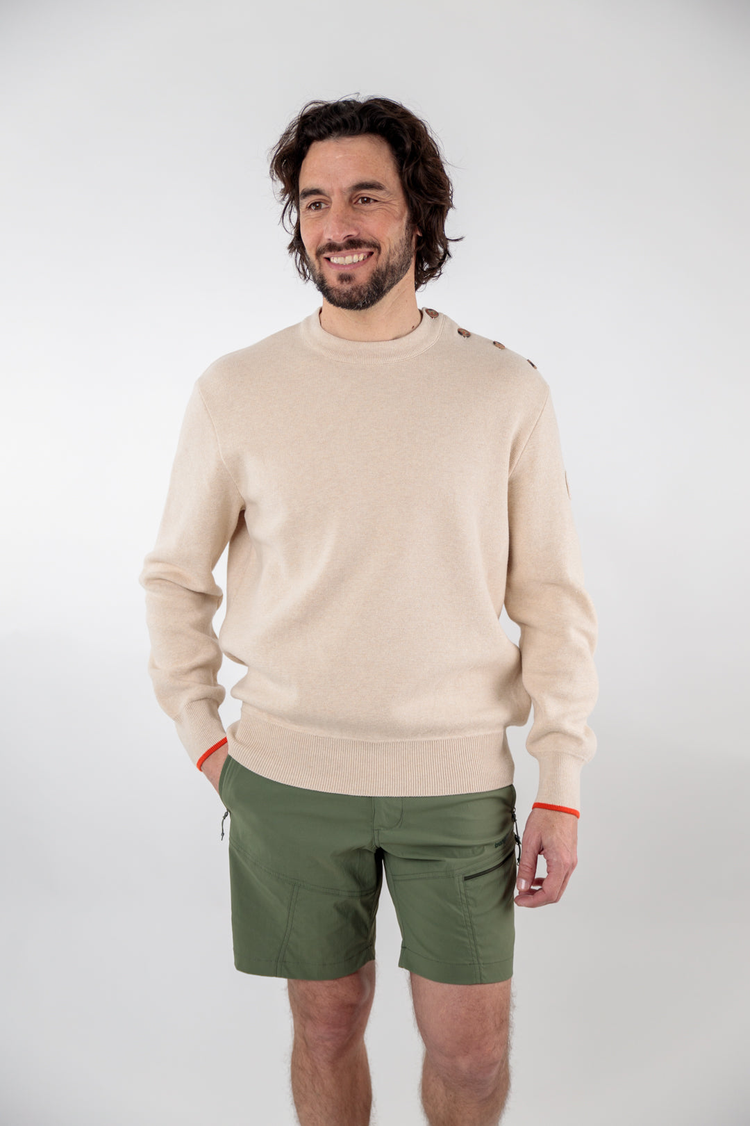 Pull marin uni coton