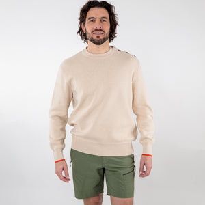 Plain cotton sailor sweater