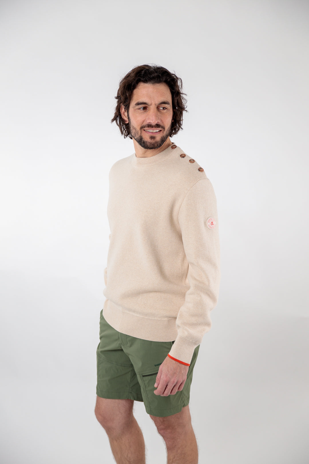 Pull marin uni coton