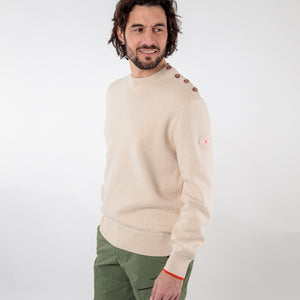 Pull marin uni coton