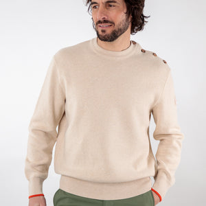 Pull marin uni coton