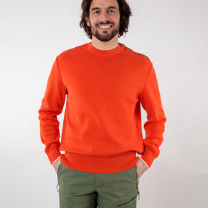 Pull marin uni coton