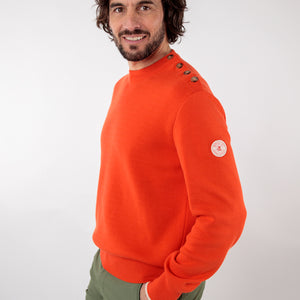 Pull marin uni coton