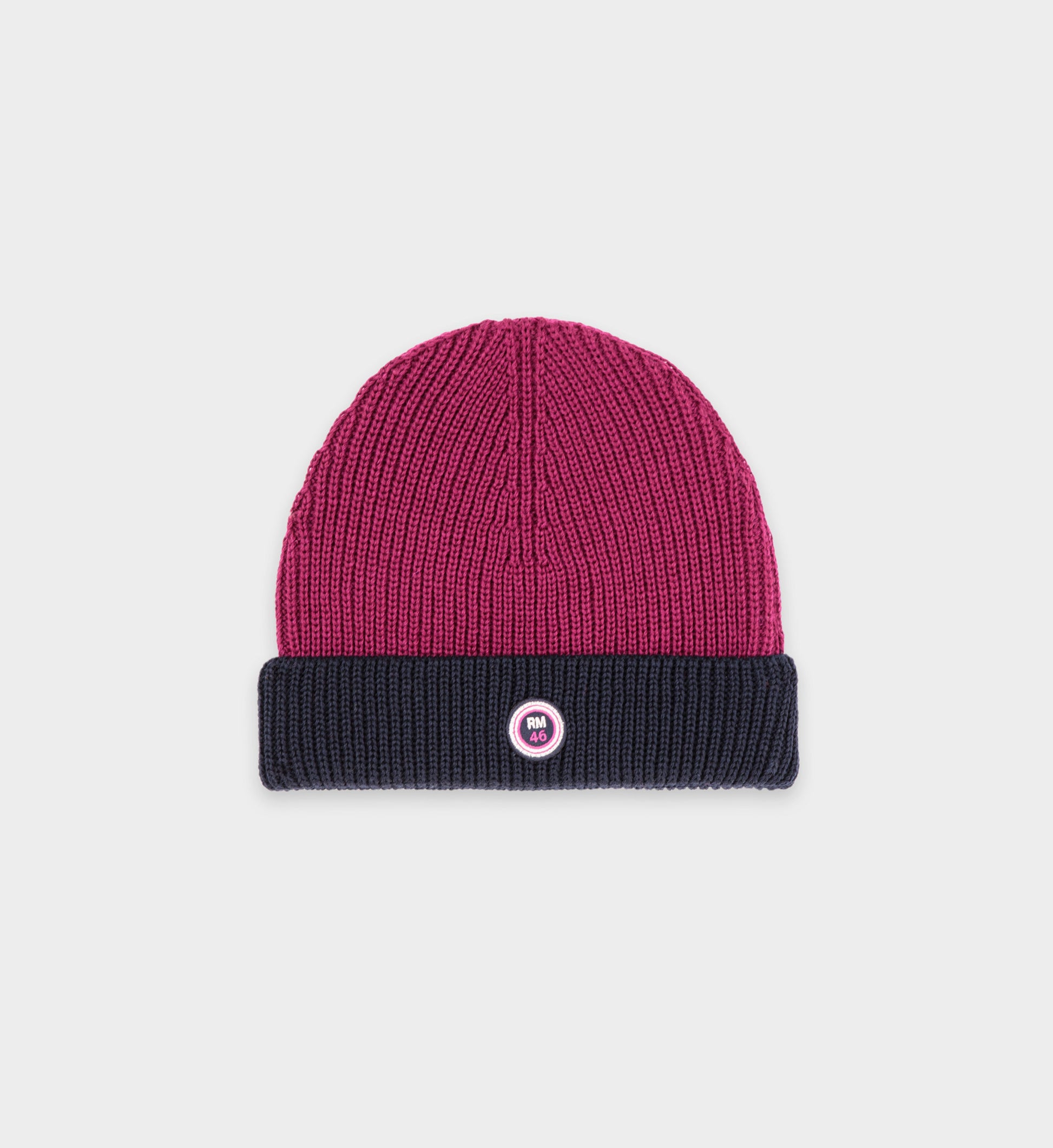 Two-tone cuffed beanie