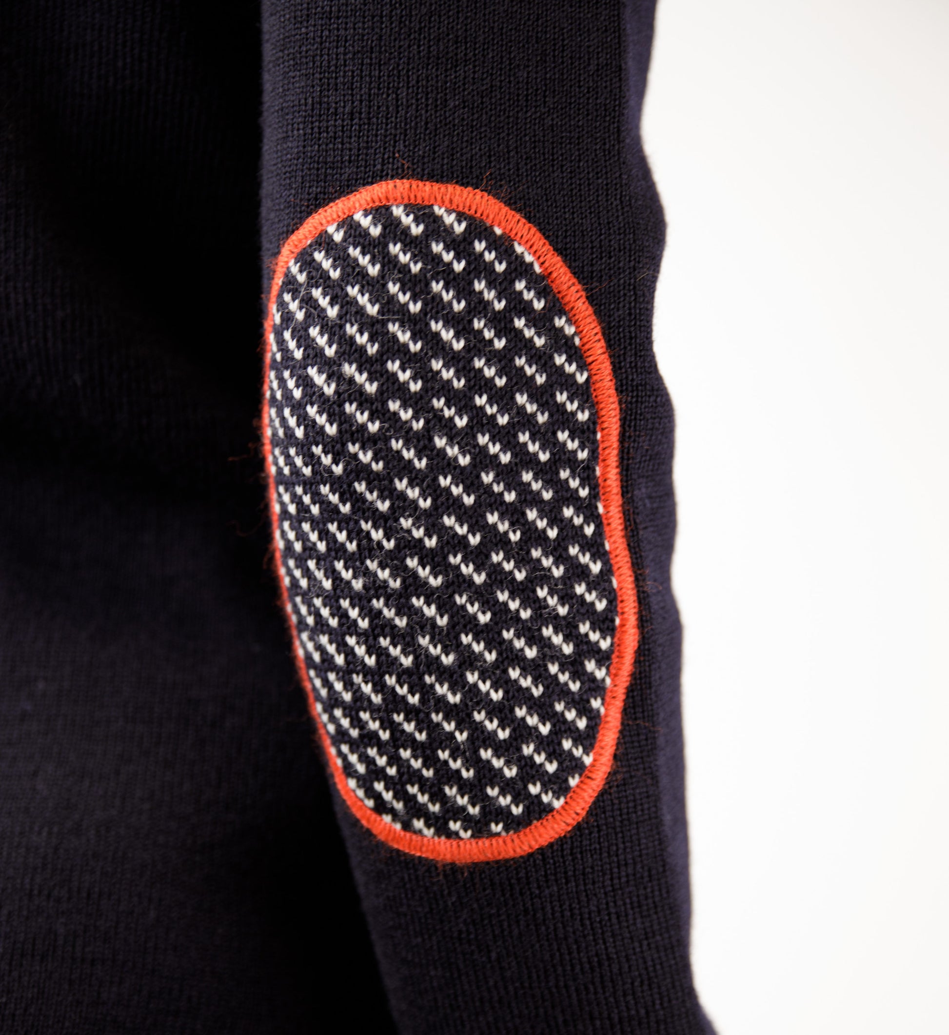 Pull marin col montant