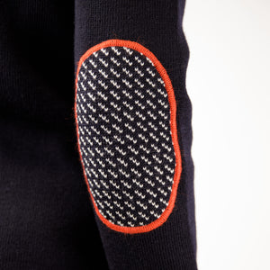 Pull marin col montant