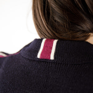 High-neck sailor sweater