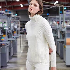 Mohair turtleneck sweater