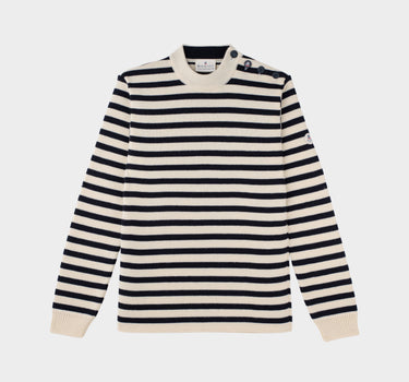 Pull marin rayé