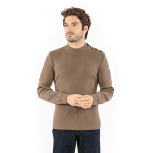 Plain sailor sweater 100% virgin wool