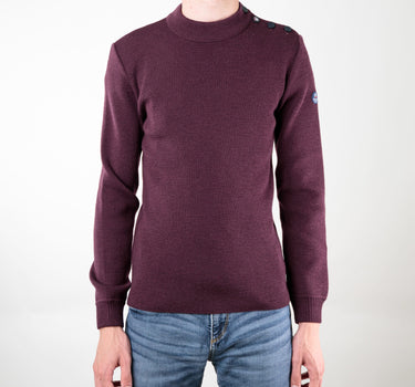 Pull marin uni 100% laine vierge