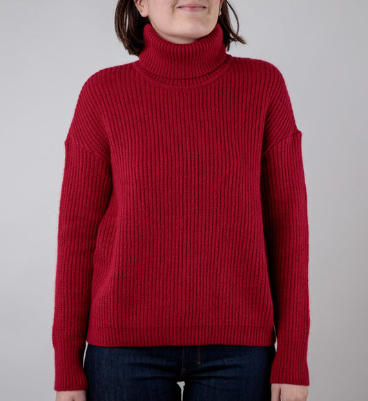 Mohair turtleneck sweater