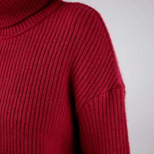 Mohair turtleneck sweater