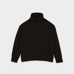 Mohair turtleneck sweater