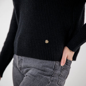 Pull col roulé en mohair