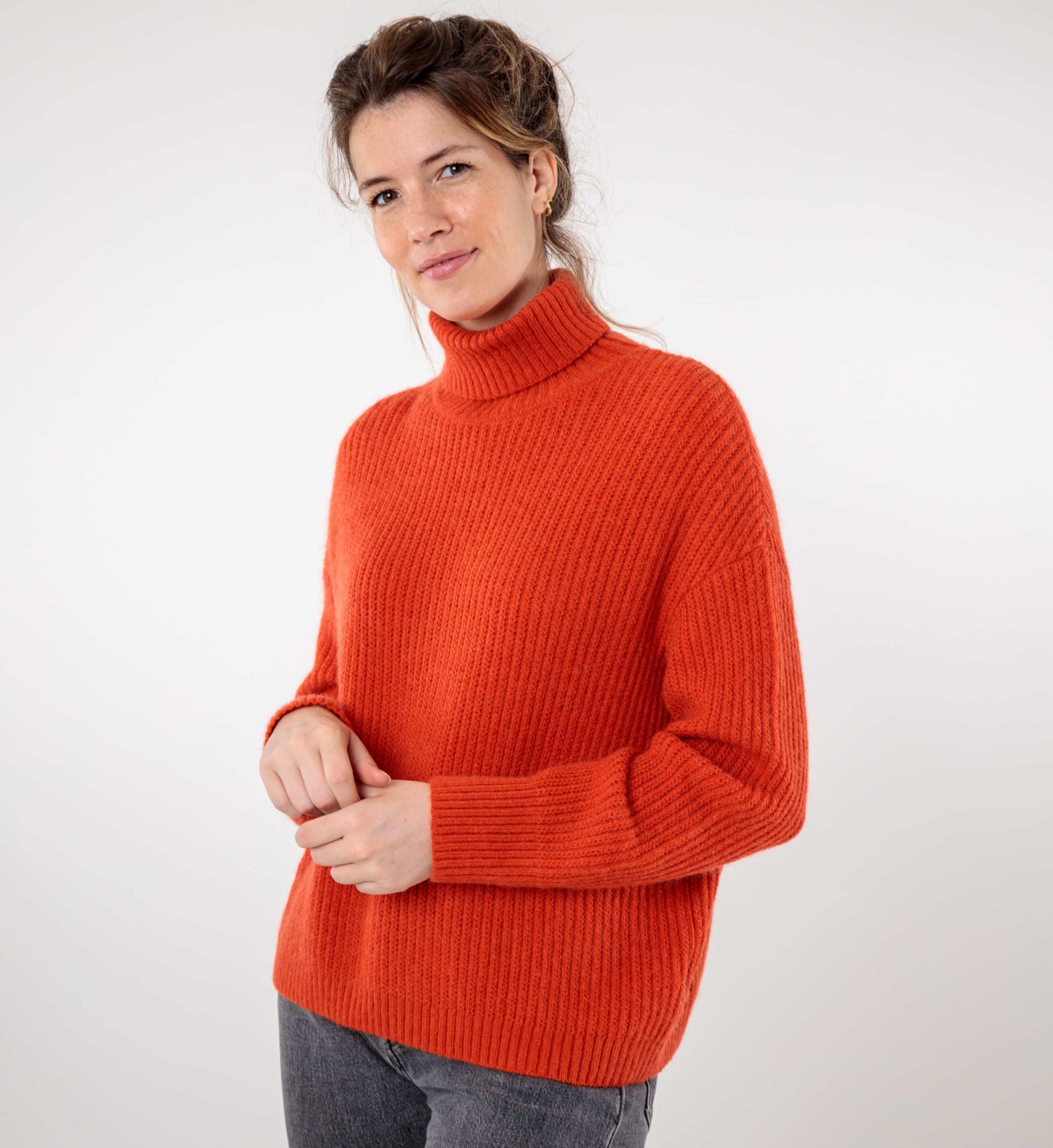 Mohair turtleneck sweater