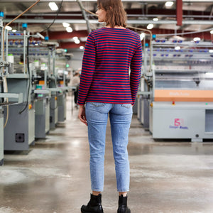 Classic long-sleeved sailor top