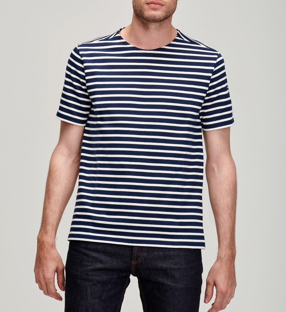 Classic short-sleeved sailor top