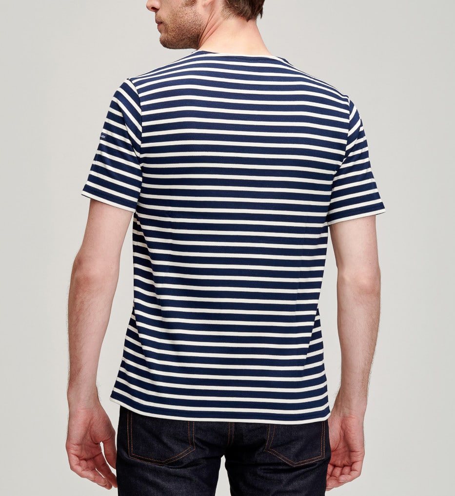 Classic short-sleeved sailor top