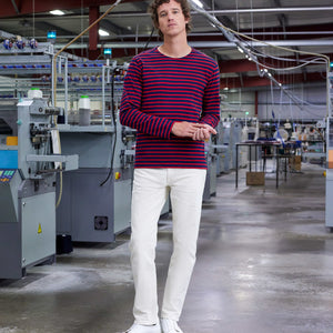 Classic long-sleeved sailor top