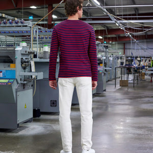 Classic long-sleeved sailor top