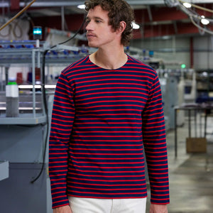 Classic long-sleeved sailor top