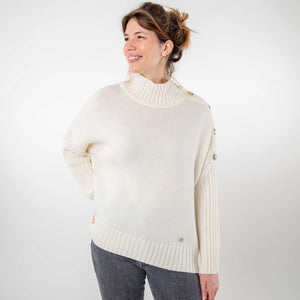 Loose alpaca sweater