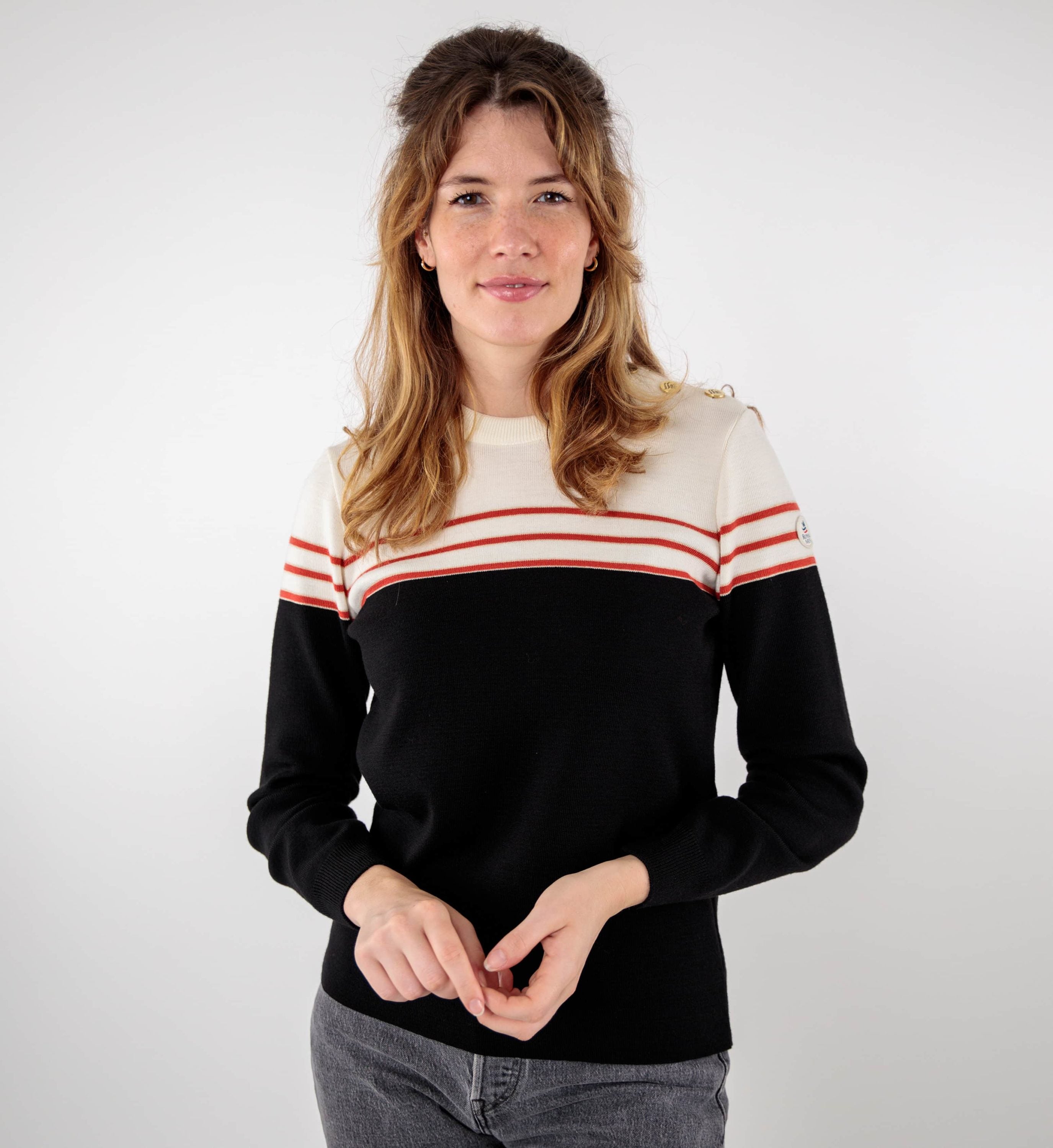 Pull marin noir deals