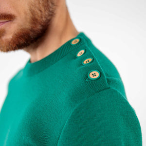 Pull marin uni encolure ronde