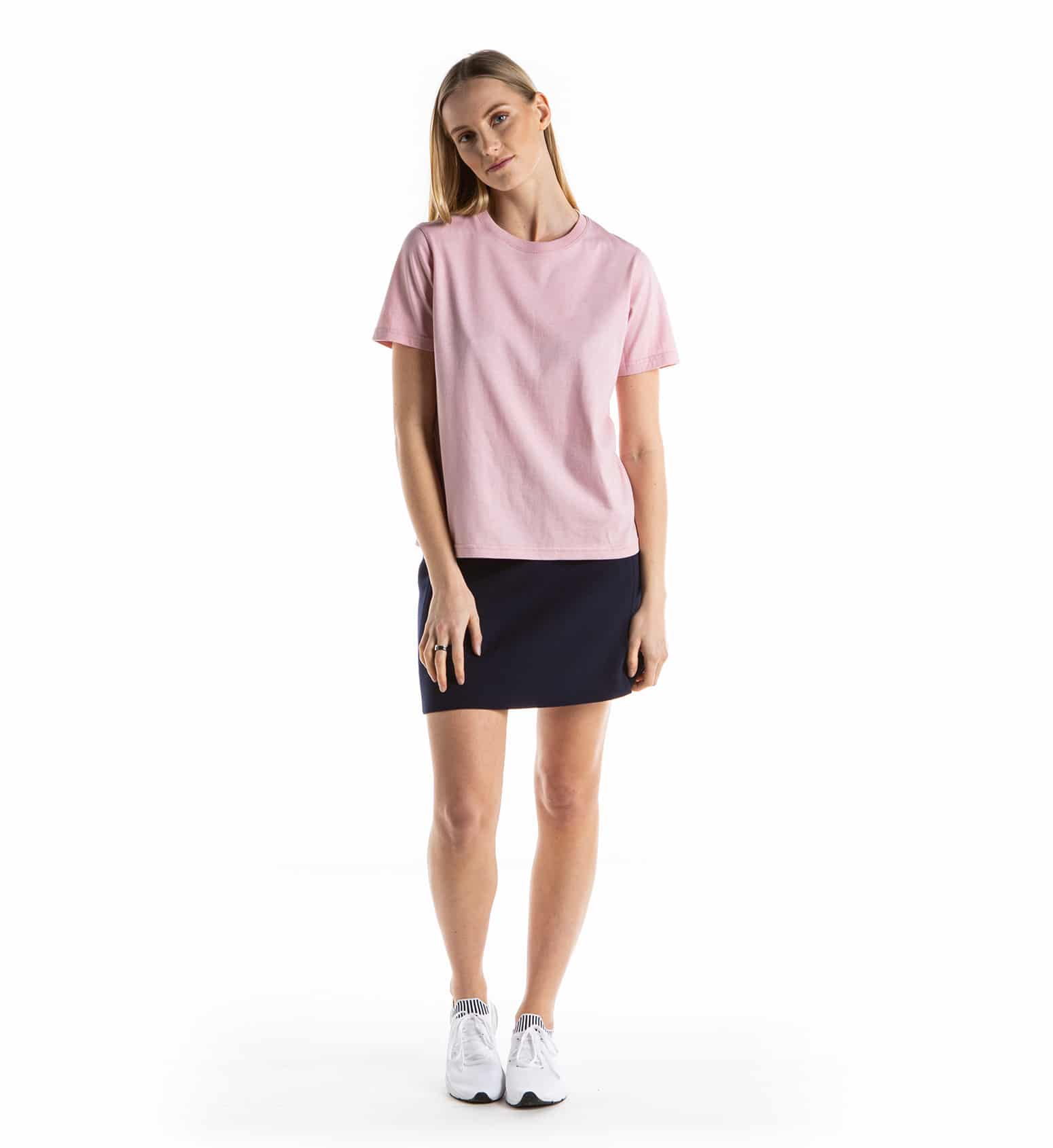 T-shirt col rond manches courtes en coton bio