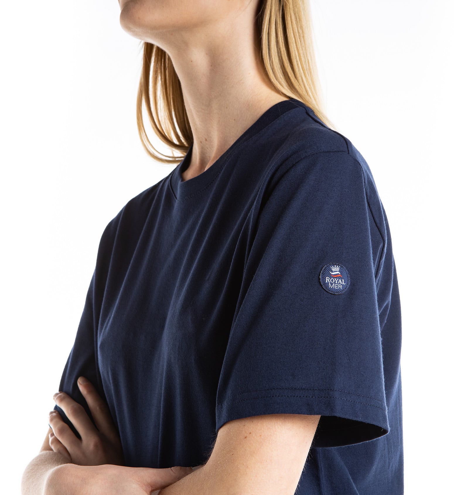 T-shirt col rond manches courtes en coton bio