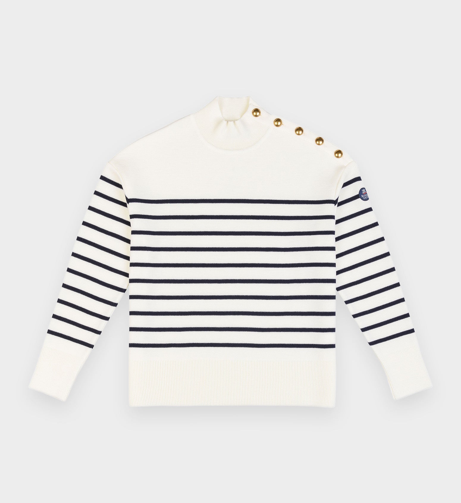 Loose striped sweater