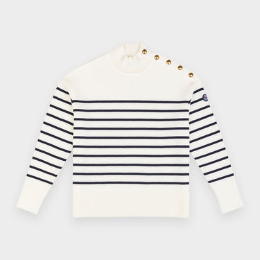 Loose striped sweater