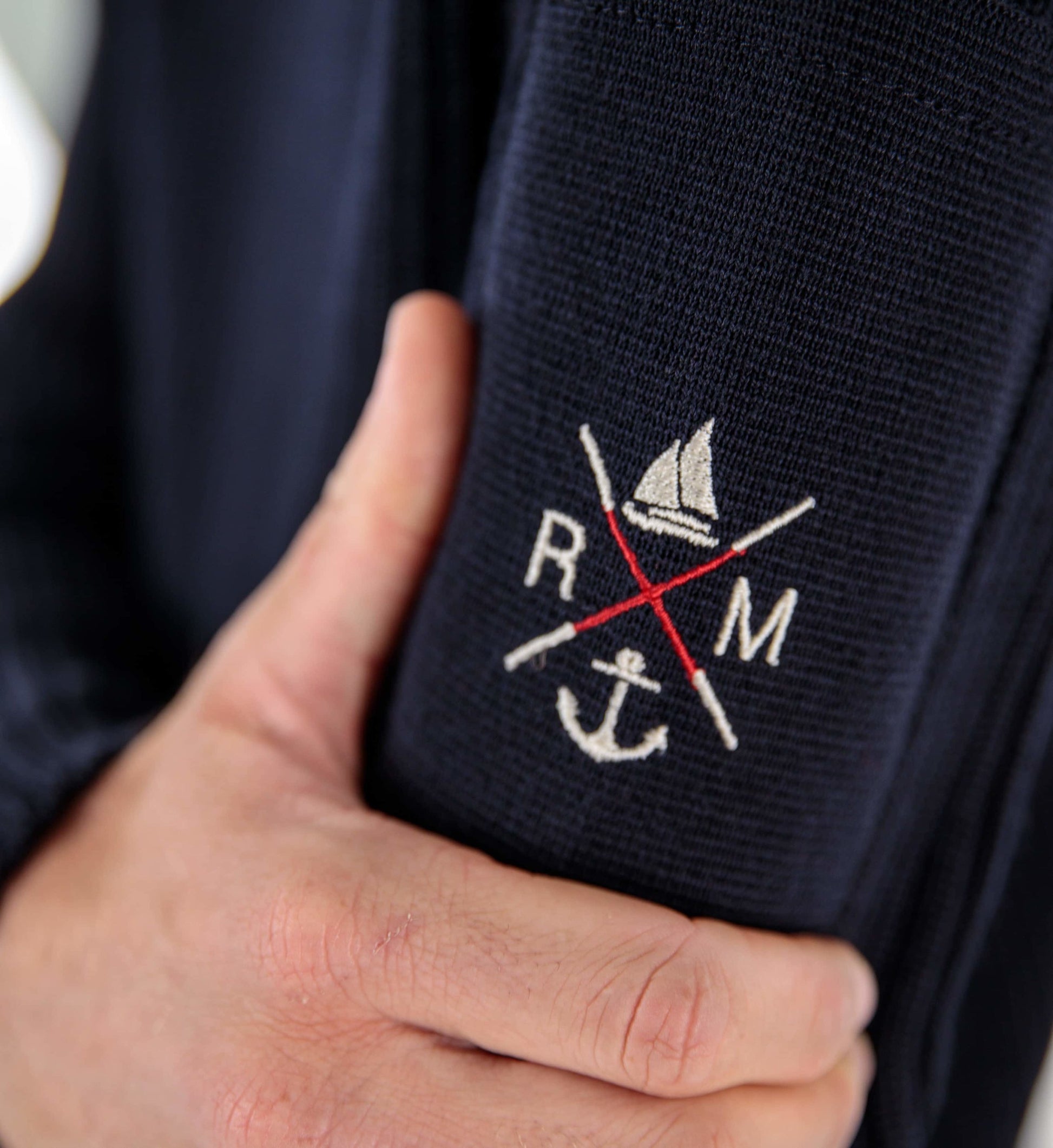 Pull officier broderie rm
