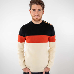 Tricolor sailor sweater