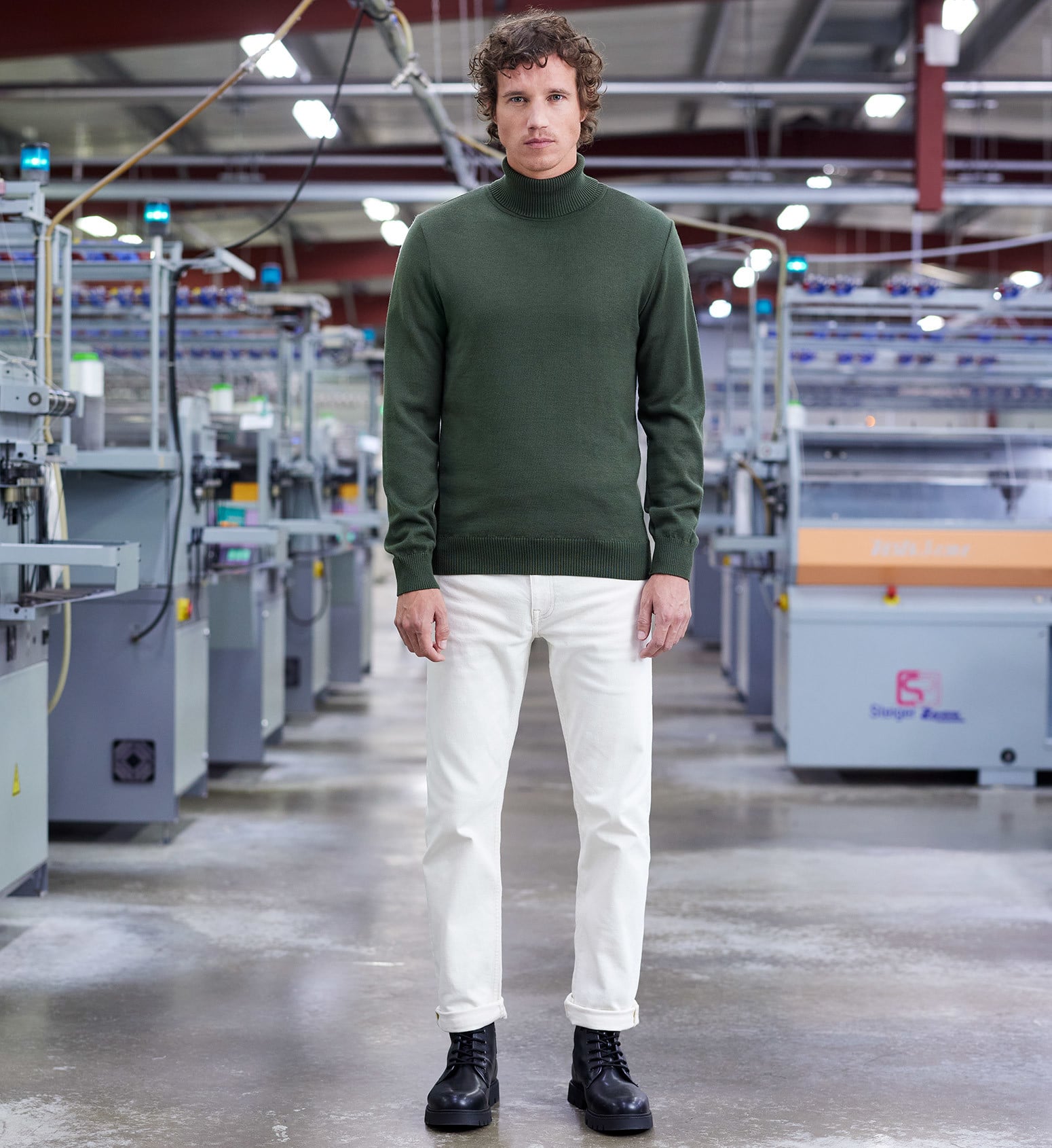 Pull col roulé extra fin