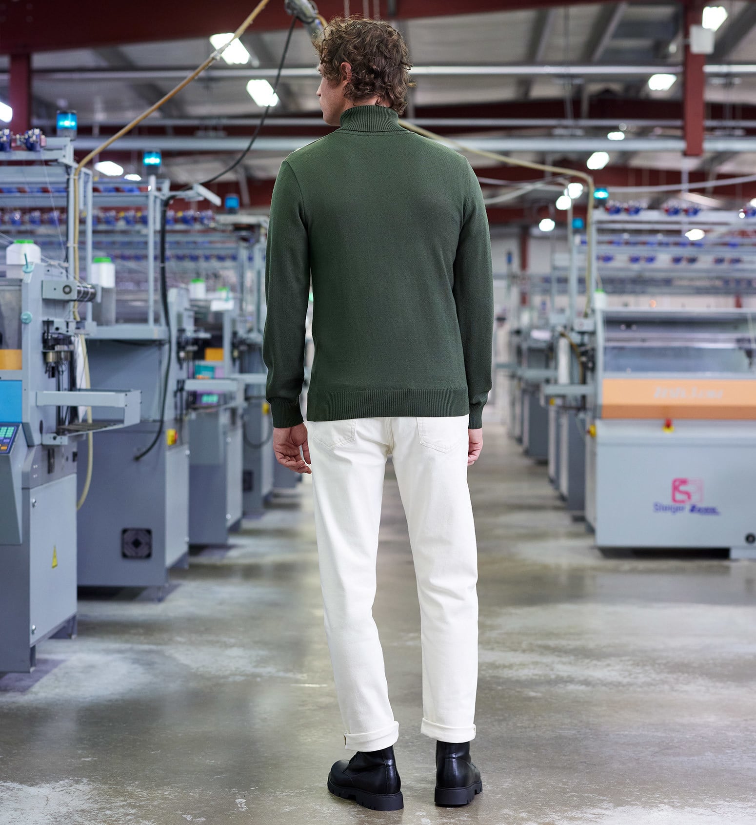 Pull col roulé extra fin