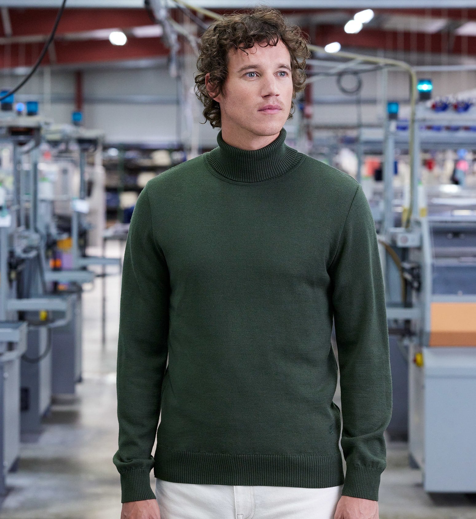 Pull col roulé extra fin