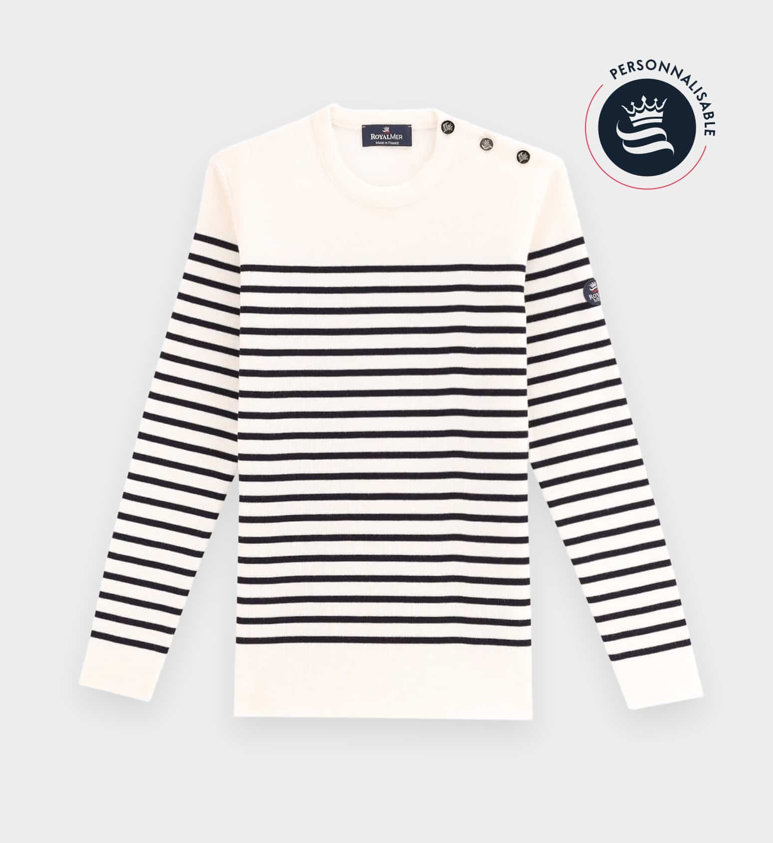 Pull marin rayé